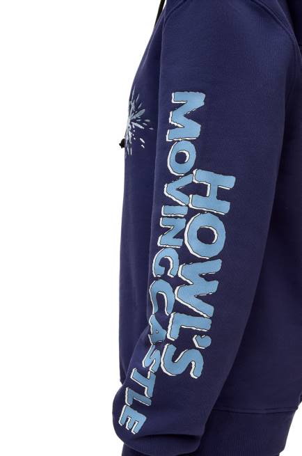 Navy Blue Turnip Head hoodie in cotton Loewe 84PR844 Women