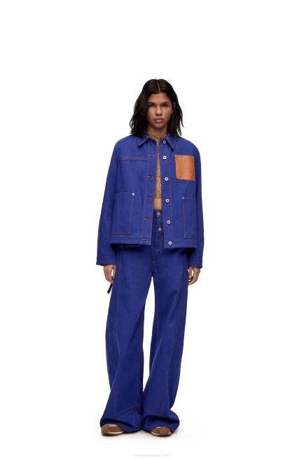 Bright Blue Workwear jacket in denim Loewe 84PR1180 Women