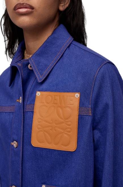 Bright Blue Workwear jacket in denim Loewe 84PR1180 Women