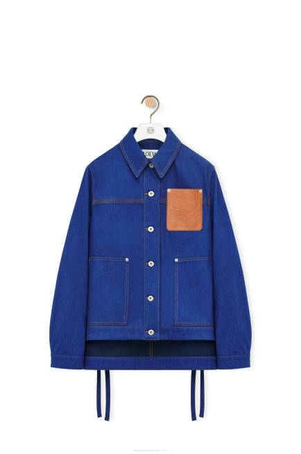 Bright Blue Workwear jacket in denim Loewe 84PR1180 Women
