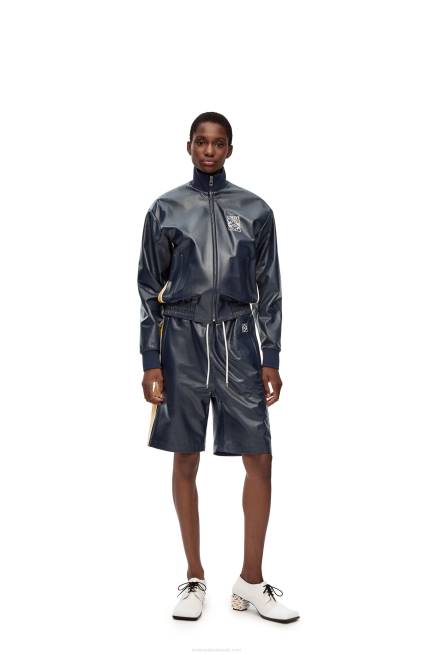 Navy/Yellow Tracksuit jacket in nappa Loewe 84PR1121 Women