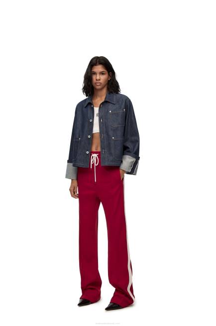 Raw Denim Fisherman turn-up jacket in denim Loewe 84PR1183 Women