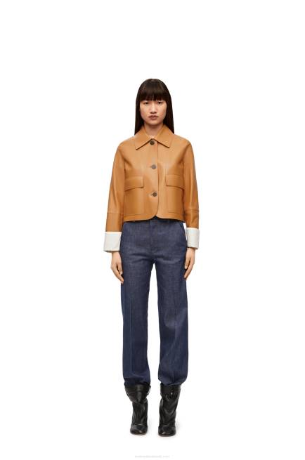 Warm Desert Turn-up jacket in nappa lambskin Loewe 84PR1133 Women