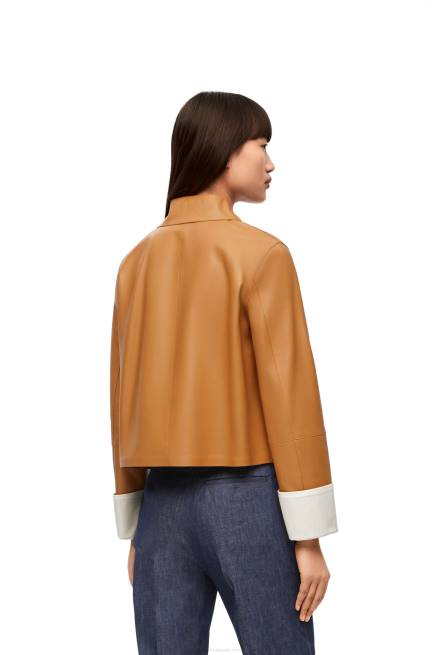 Warm Desert Turn-up jacket in nappa lambskin Loewe 84PR1133 Women