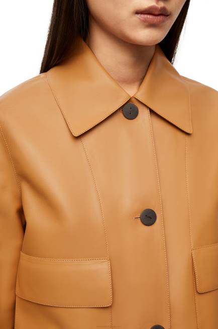 Warm Desert Turn-up jacket in nappa lambskin Loewe 84PR1133 Women
