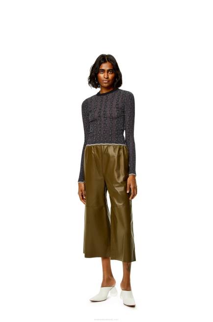 Black Anagram devore sweater in viscose Loewe 84PR1016 Women