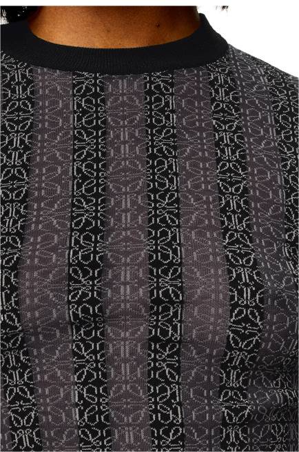 Black Anagram devore sweater in viscose Loewe 84PR1016 Women