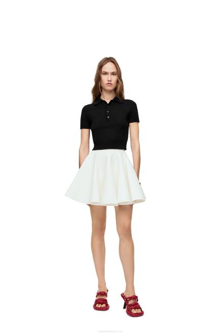 Black Polo sweater in silk Loewe 84PR956 Women