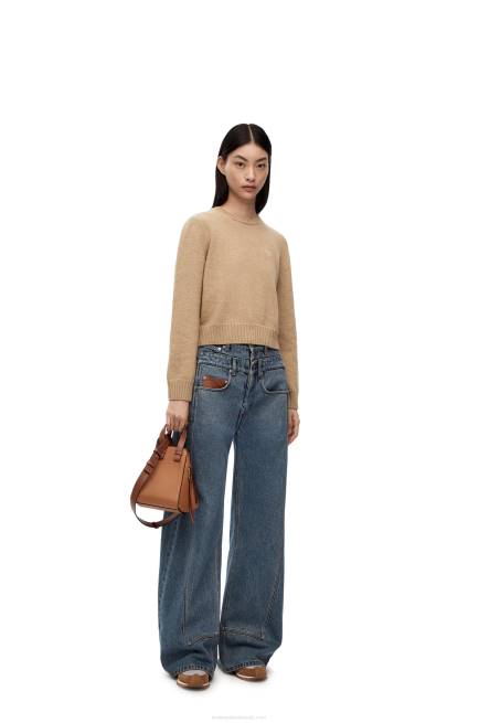Camel Sweater in wool Loewe 84PR980 Women