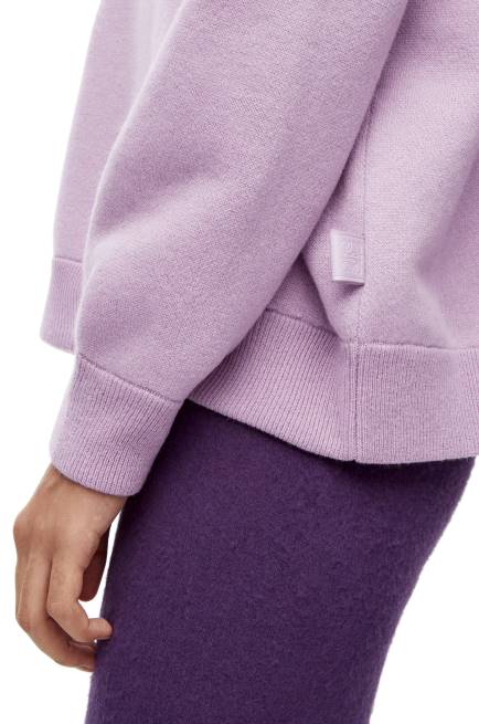 Lavander Oversize crew neck sweater in cashmere Loewe 84PR1000 Women