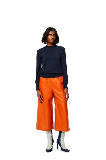 Navy Blue Anagram sweater in cashmere Loewe 84PR1014 Women