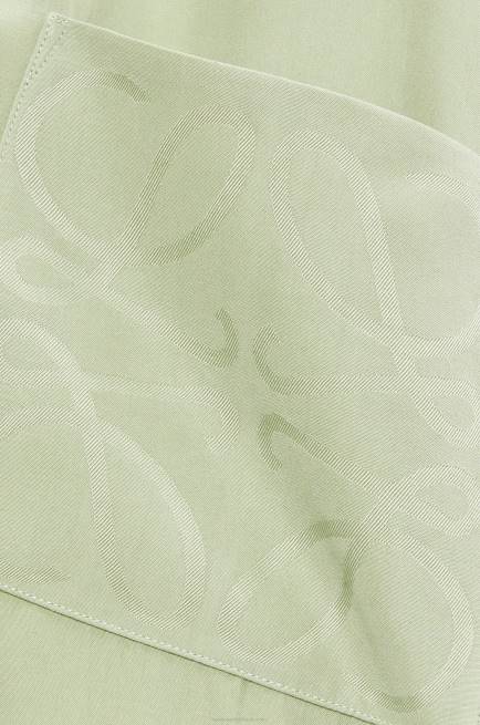 Pale Green Anagram pyjama blouse in silk Loewe 84PR911 Women
