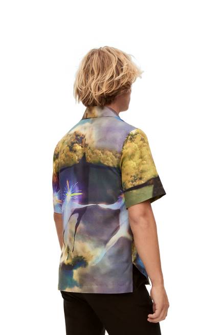 Multicolor Magical Sky shirt in silk Loewe 84PR946 Women