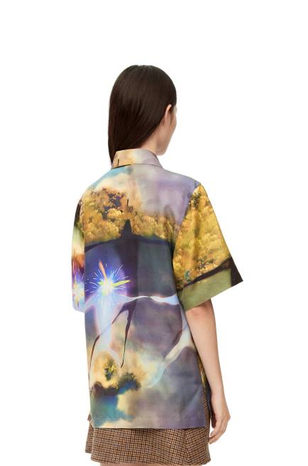 Multicolor Magical Sky shirt in silk Loewe 84PR946 Women