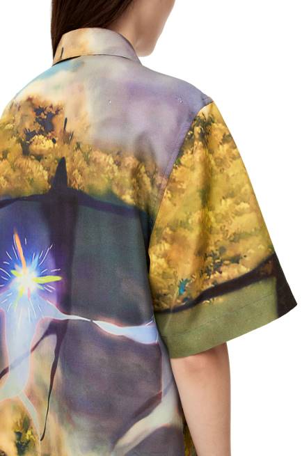 Multicolor Magical Sky shirt in silk Loewe 84PR946 Women