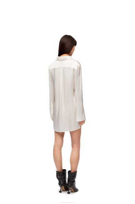 White/Multicolor Maruja Mallo shirt in silk Loewe 84PR855 Women