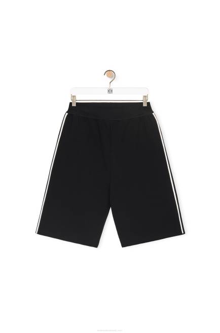 Black Cycling shorts in viscose blend Loewe 84PR972 Women