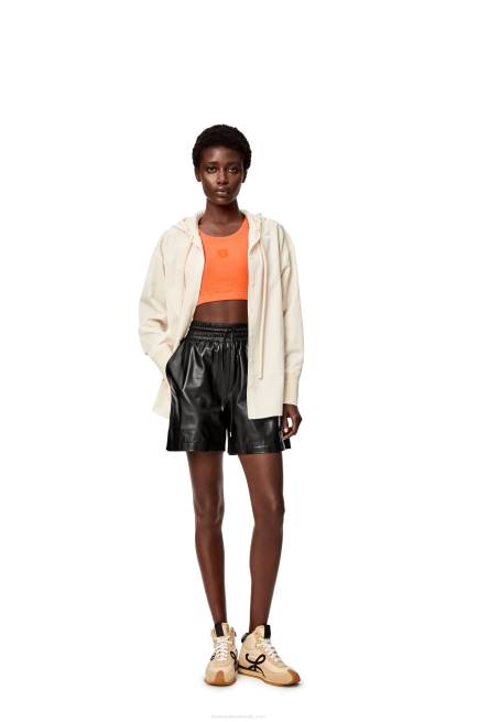 Black Shorts in nappa lambskin Loewe 84PR1112 Women