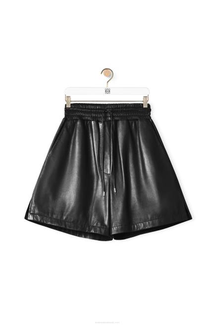 Black Shorts in nappa lambskin Loewe 84PR1112 Women