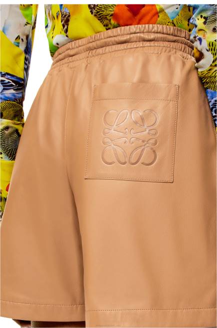 Toffee Shorts in nappa lambskin Loewe 84PR1123 Women