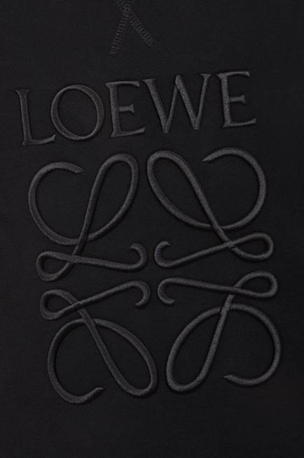 Black Anagram regular fit sweatshirt in cotton Loewe 84PR838 Women