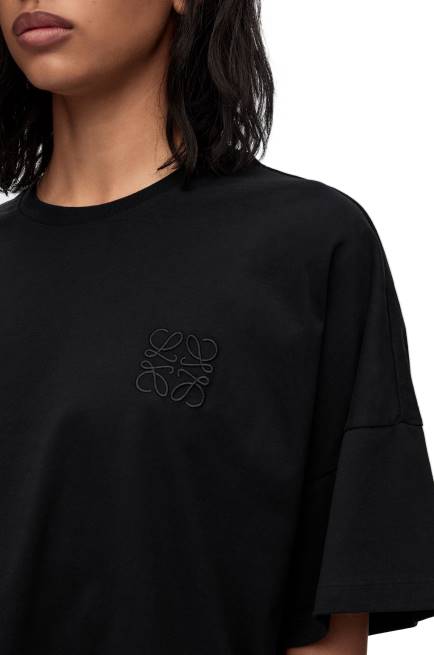 Black Boxy fit T-shirt in cotton Loewe 84PR823 Women