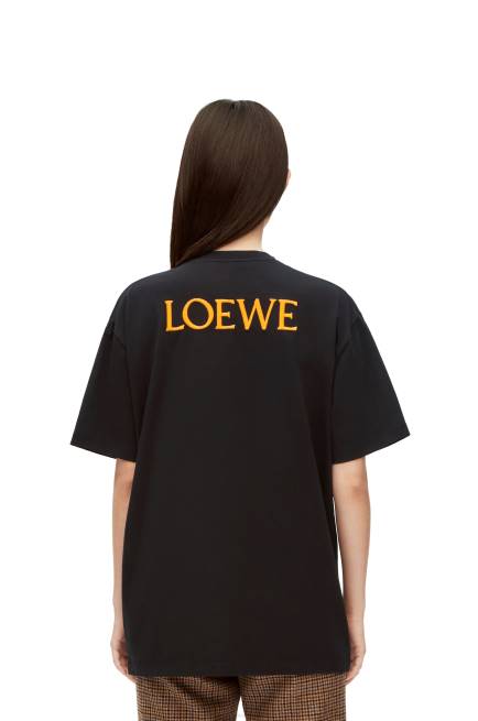 Multicolor Calcifer T-shirt in cotton Loewe 84PR830 Women
