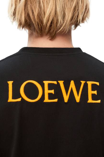 Multicolor Calcifer T-shirt in cotton Loewe 84PR830 Women