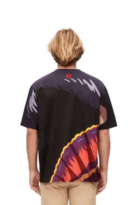 Multicolor Witch of the Waste T-shirt in cotton Loewe 84PR834 Women