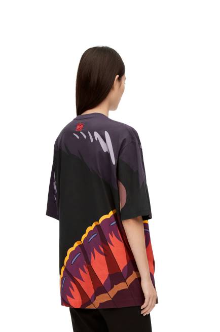Multicolor Witch of the Waste T-shirt in cotton Loewe 84PR834 Women