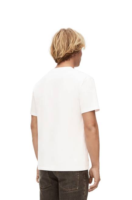 White Heen Anagram T-shirt in cotton Loewe 84PR845 Women