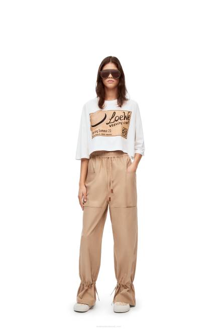 White hat T-shirt in cotton Loewe 84PR792 Women