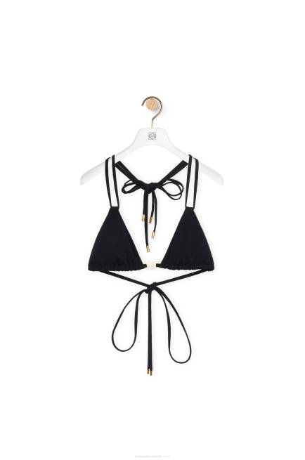 Black Anagram bikini top in technical jersey Loewe 84PR948 Women