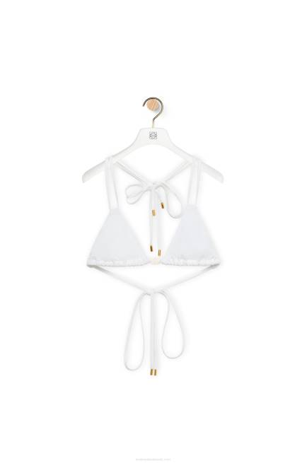 White Anagram bikini top in technical jersey Loewe 84PR949 Women