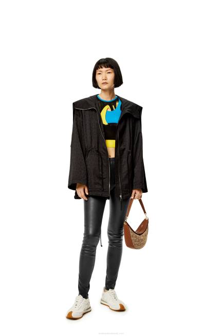 Black Leggings in nappa lambskin Loewe 84PR1145 Women