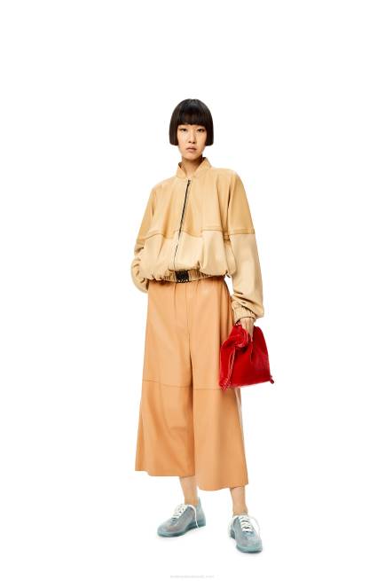 Butter Cropped elasticated trousers Loewe 84PR1146 Women
