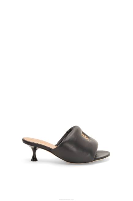 Black Anagram padded mule in lambskin Loewe 84PR755 Women