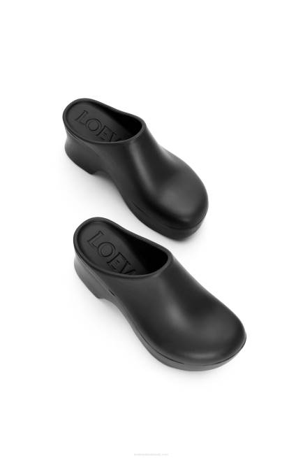 Black Terra foam clog in light foam rubber Loewe 84PR744 Women
