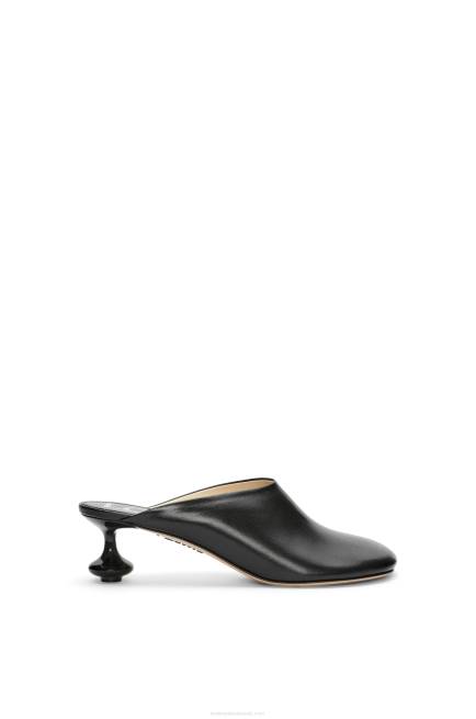 Black Toy mule in goatskin Loewe 84PR739 Women