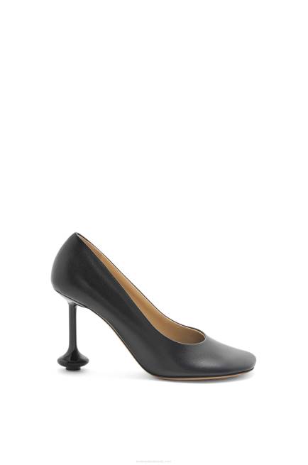 Black Toy pump in goatskin Loewe 84PR731 Women