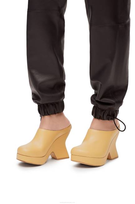 Medium Concealer Terra wedge clog in calfskin Loewe 84PR745 Women