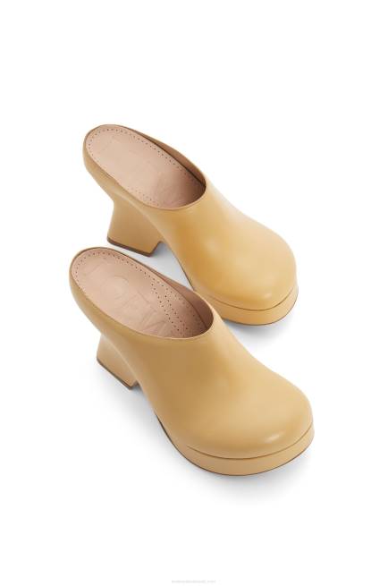 Medium Concealer Terra wedge clog in calfskin Loewe 84PR745 Women
