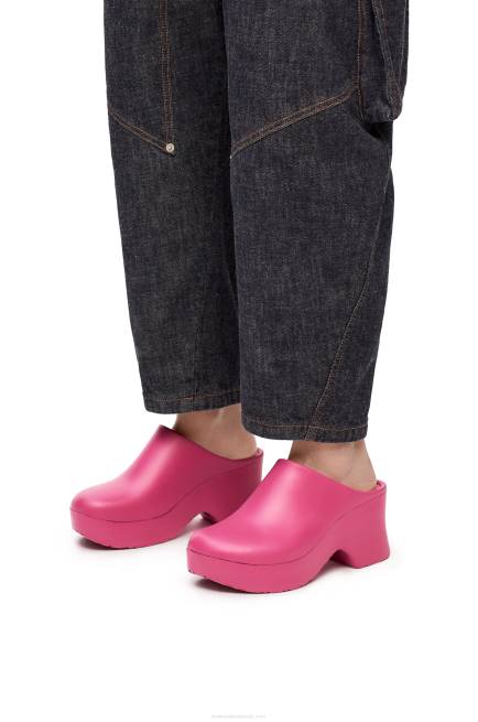 Pink Hortensia Terra foam clog in light foam rubber Loewe 84PR752 Women