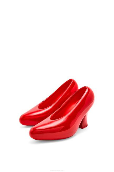 Shiny Red Comic lacquered foam pump in light foam rubber Loewe 84PR733 Women