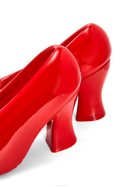 Shiny Red Comic lacquered foam pump in light foam rubber Loewe 84PR733 Women