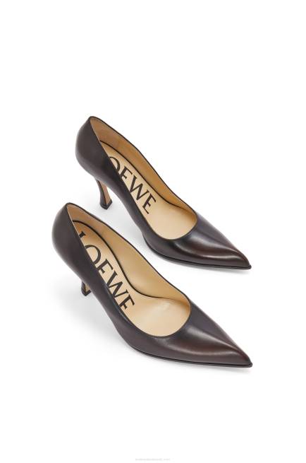 Shitake/Black Comic classic pump in calfskin Loewe 84PR751 Women