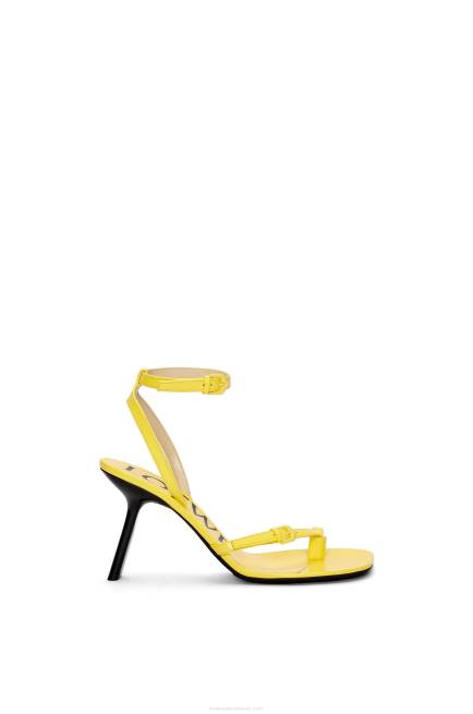 Acacia Yellow Petal stiletto sandal in lambskin Loewe 84PR678 Women