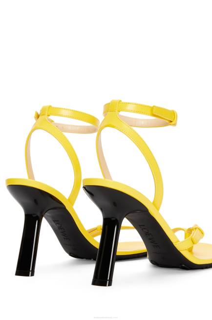 Acacia Yellow Petal stiletto sandal in lambskin Loewe 84PR678 Women