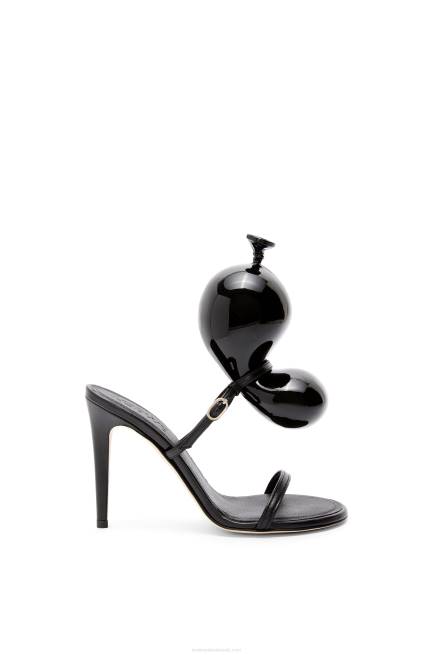 Black Balloon sandal in lambskin Loewe 84PR707 Women