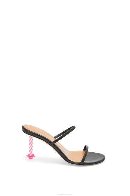 Black Birthday candle sandal in goatskin Loewe 84PR712 Women
